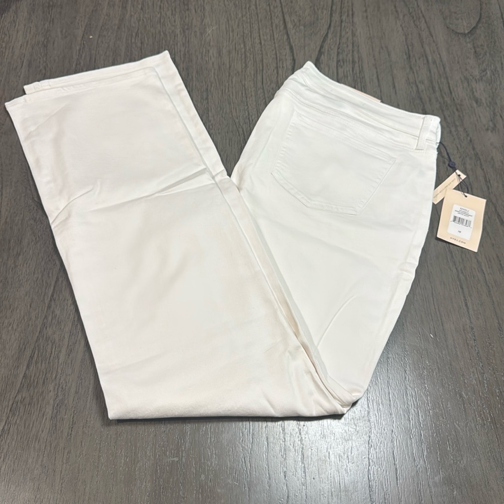 NYDJ white Marilyn Straight Jeans Size 16 NWT